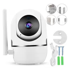 Ночное видение 1080 P видео аудио видеоняня монитор температуры камера 100-240 V Горячая