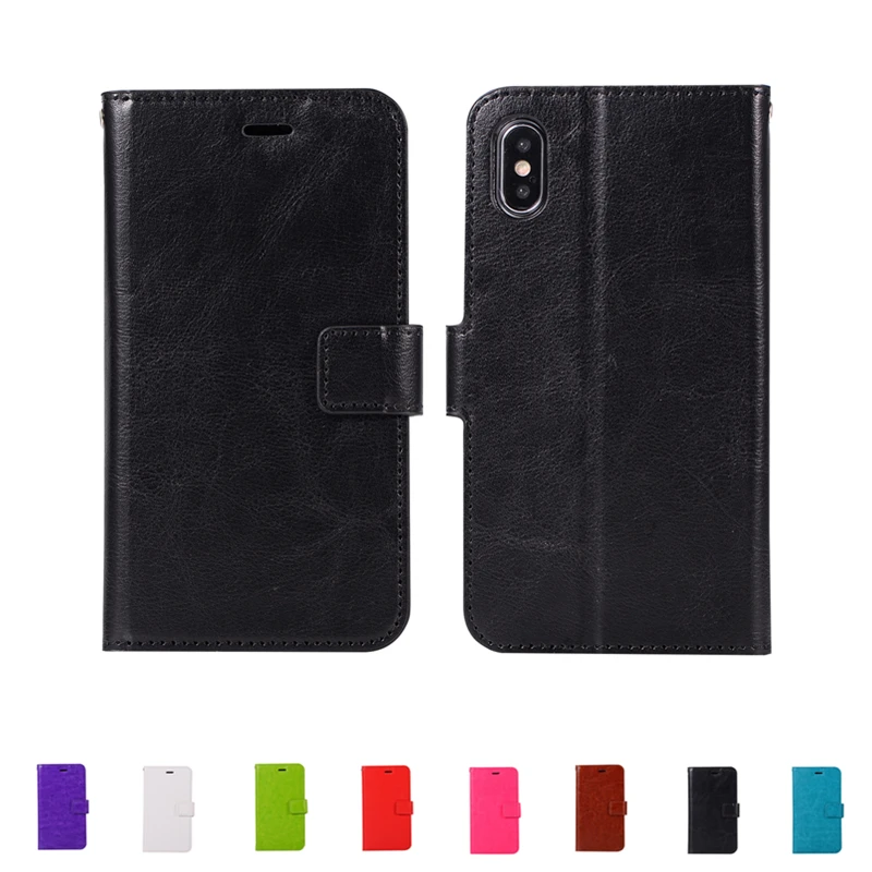 Case For Apple iPhone X Luxury PU Leather Wallet Book Cover 5 5S SE 6 6S 7 8 Plus Fundas Holder Stand | Мобильные телефоны и