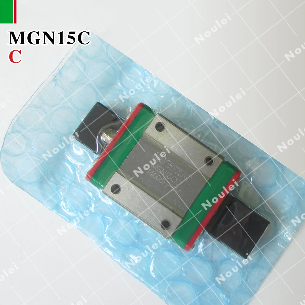 HIWIN MGN15C mini MGN15 carriage block for MGN15 linear guide rail 15 ...