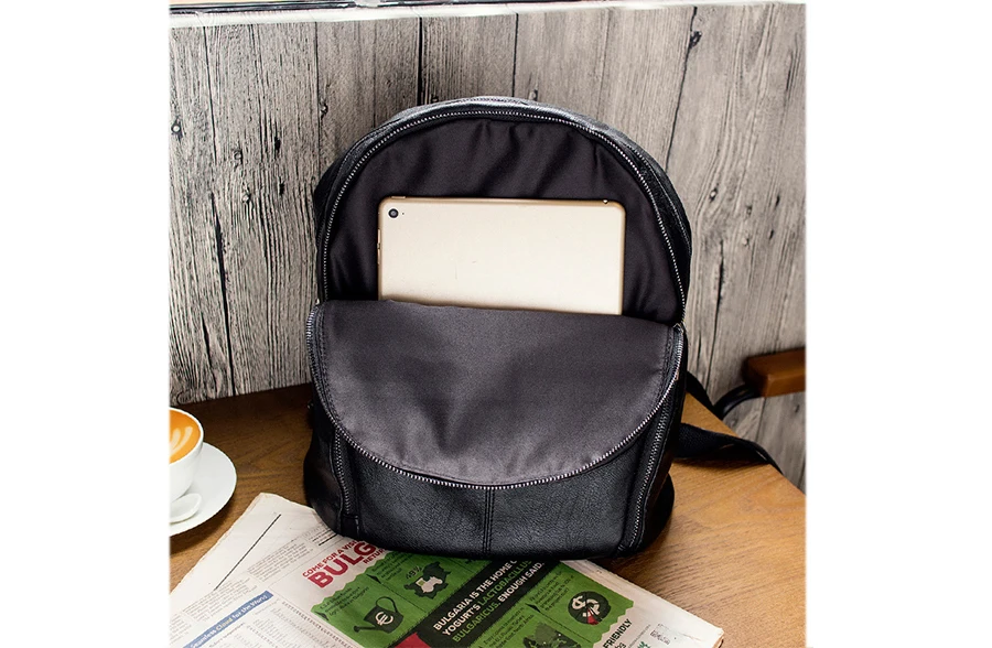 Рюкзак женский повседневный школьный рюкзак модный корейский универсальный дизайн мягкий кожаный рюкзак сумка для путешествия