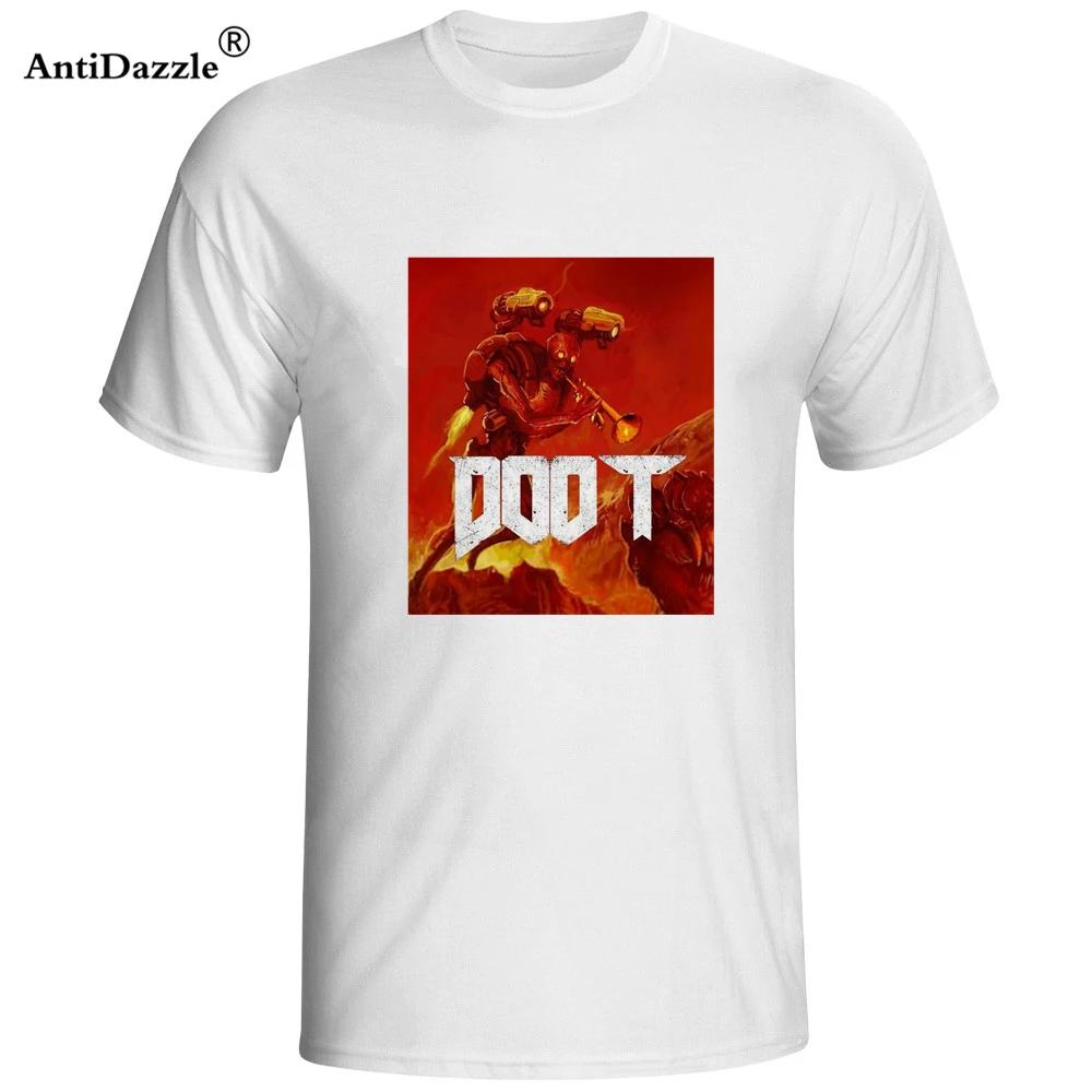 Antidazzle 2017 Nova Moda Red DOOT Impresso Camisetas de Manga Curta футболка | Мужская одежда