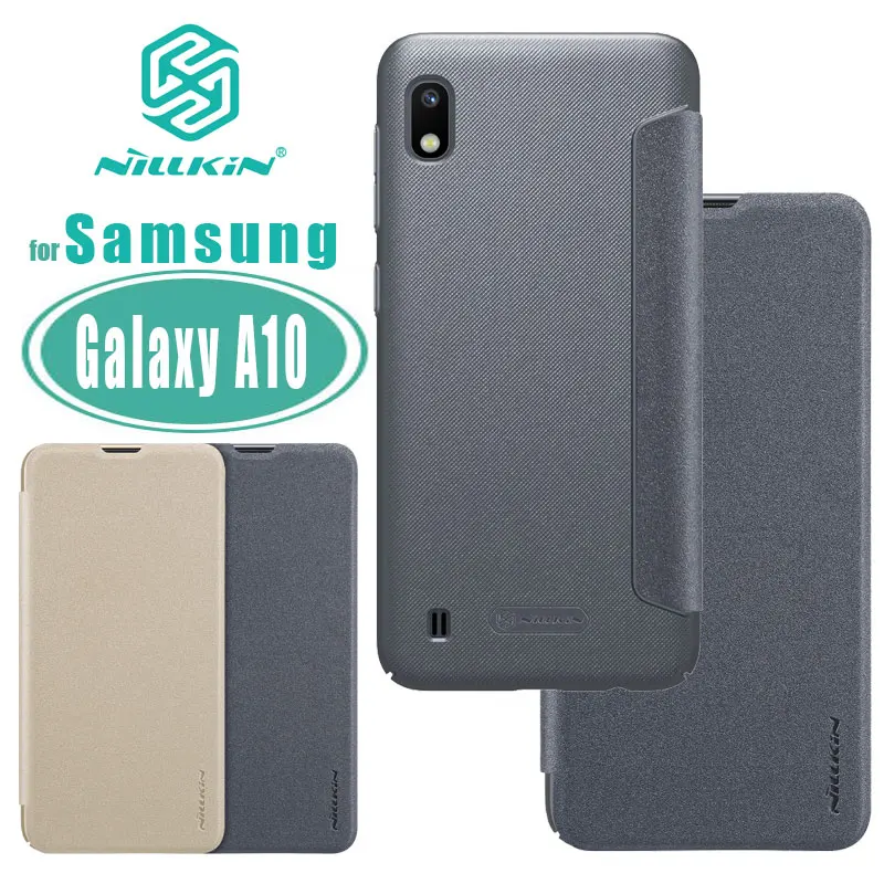 A10 case for Samsung Galaxy cover Sparkle Luxury Flip Leather Cases Nillkin original | Мобильные телефоны и аксессуары