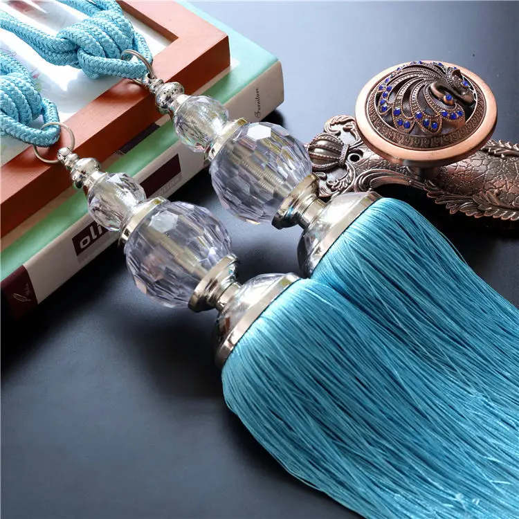 Multi Color Optional 75cm Decorative Curtain tassels High Quality