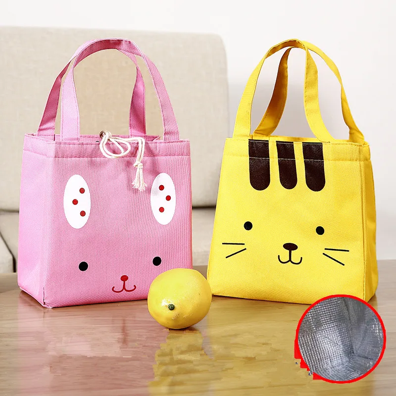Thermal Insulation Waterproof Lunch Bag for Women Kids Thickened