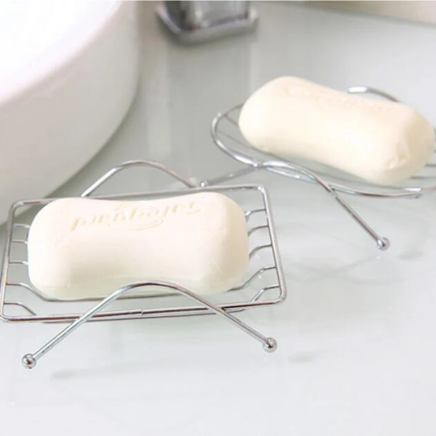 Stainless Steel Soap Dishes Soap Holder Case Brand Bathroom Accessories