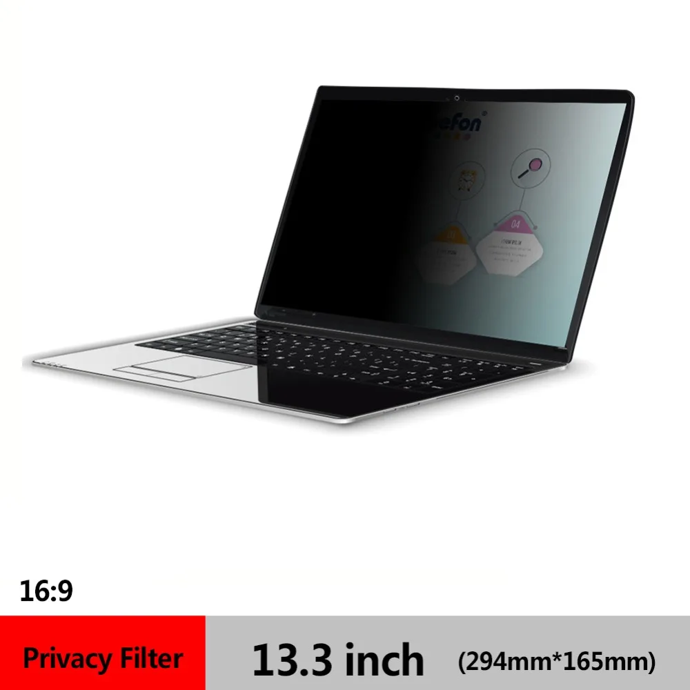 En Ligne Befon 13.3 pouce Filtre de Confidentialité Écran De Protection film pour Écran Large 169 Pc Portable Écran Protecteur 294mm * 165mm