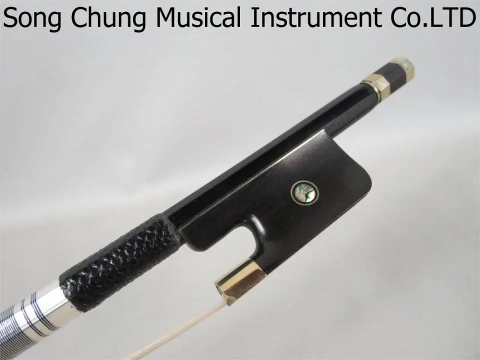 

High grade France style Carbon Fiber double bass bow,Copper mounted #8285