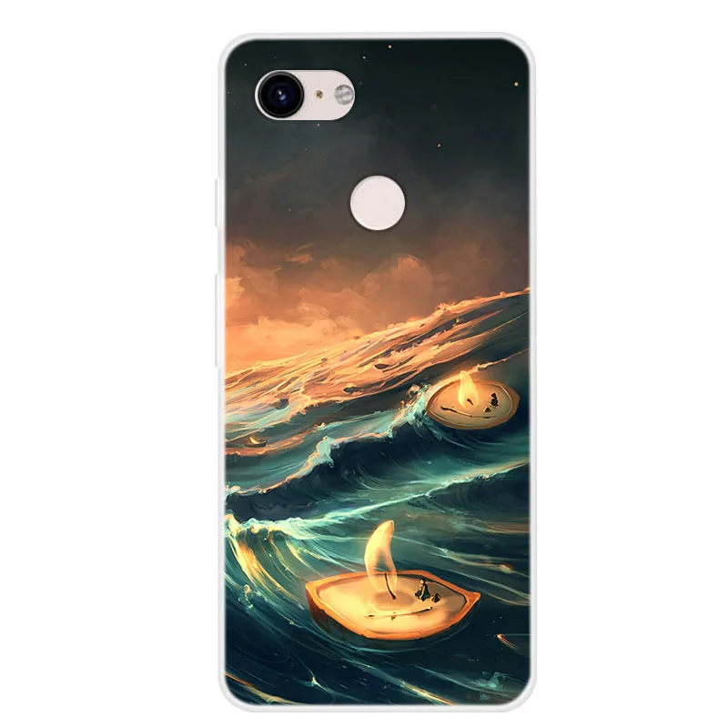 272686-谷歌Pixel3 现代风软壳-波浪