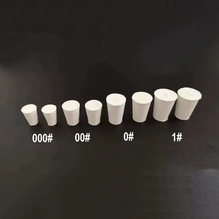 20 шт./лот 000#-4# резиновая пробка, erlenmeyer колба пробка бутылки, пробки