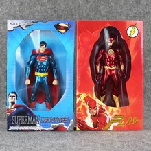 2 стиля Мстители Супермен Флэш Speedforce супергерой Лиги Справедливости ПВХ фигурка Коллекционная модель игрушки 18 см