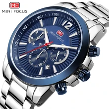 MINIFOCUS Luxury Brand Men Watches Stainless Steel Men's Wristwatch Quartz Fashion Sport Watch Mens Waterproof Relogio Masculino MINIFOCUS Luxury Brand Men Watches Stainless Steel Men's Wristwatch Quartz Fashion Sport Watch Mens Waterproof Relogio Masculino