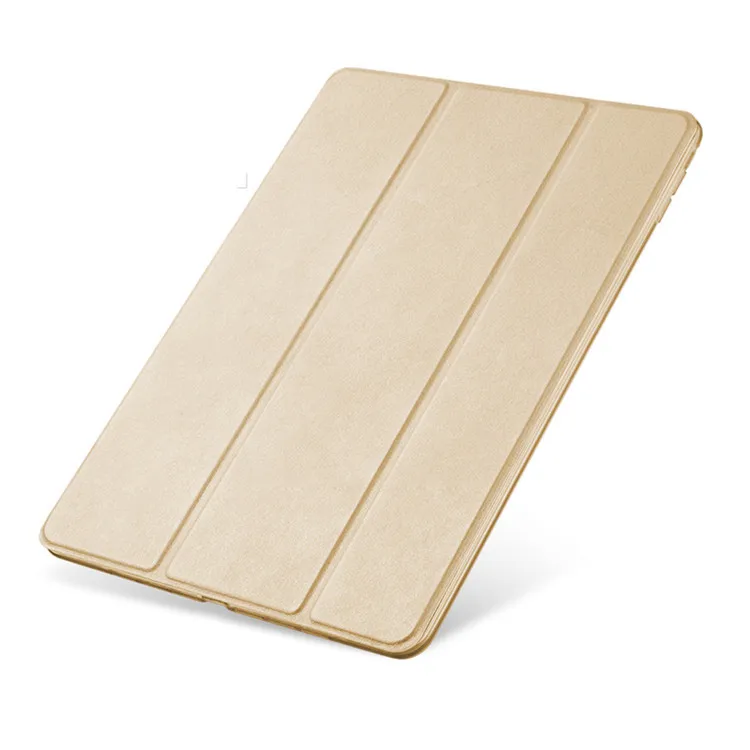 Для iPad чехол из искусственной кожи Magentic Smart Cover Мягкий ТПУ задняя крышка для нового iPad 9,7 A1822 A1893 чехол для планшета - Цвет: Gold