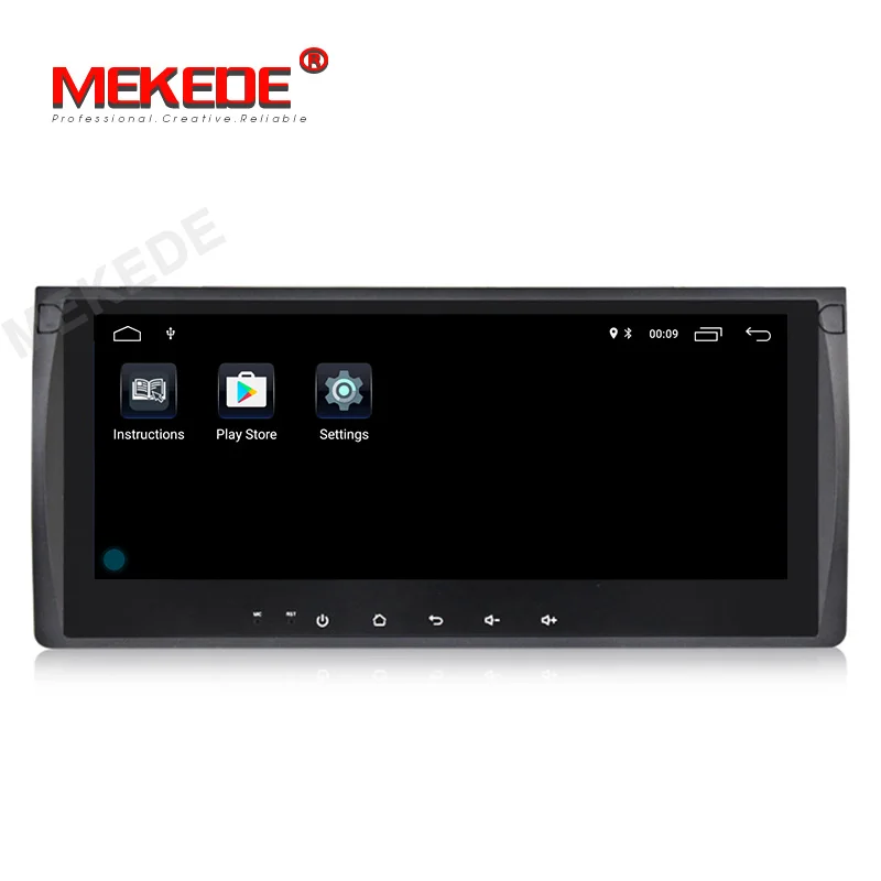 MEKEDE 10,2" Android9.1 Автомобильный gps dvd для BMW E39 X5 E53 Автомобильный мультимедийный стерео плеер авторадио с wifi BT включая CANBUS