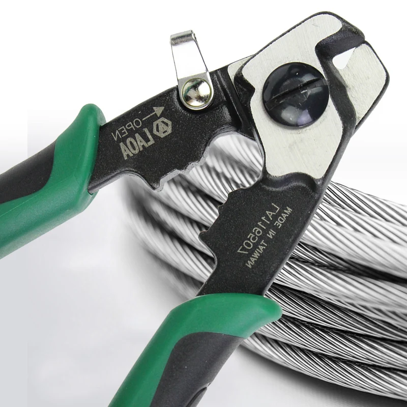 LAOA 7 дюймов ножницы для резки проволоки кусачки многофункциональные американский тип CR-MO Aviqtion Linesman ножницы LA116507