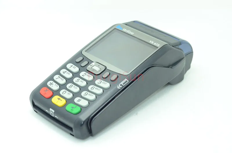 Verifone абсолютно новый Vx675 GPRS CTLS POS терминалы считыватель кредитных карт|Приемник и
