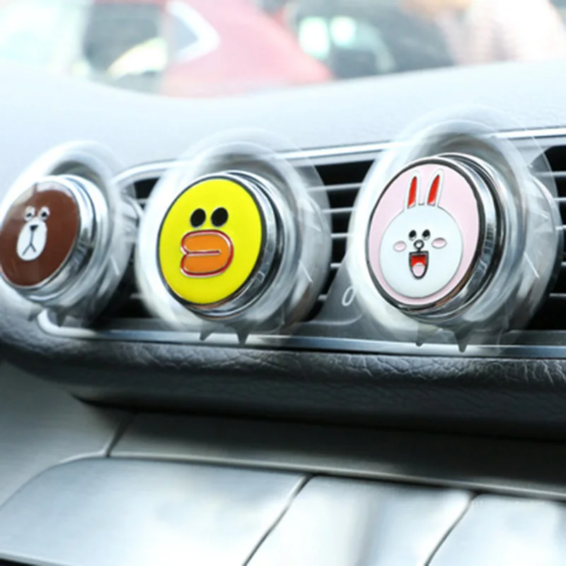 

Car Air Freshener Ornaments Lovely Bear and Rabbit Auto Air Condition Vent Perfume Cartoon Style Fragrance Car Decorations