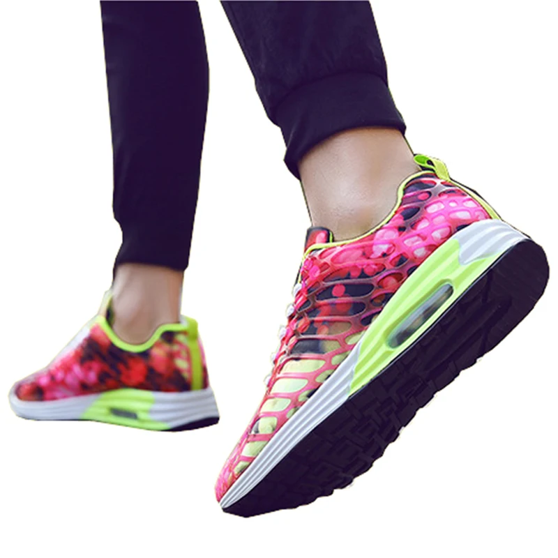 

Woman Shoes 2018 Summer Zapatos De Mujer Breathable Walking Sneakers Women Mesh Flat Shoes Wedge Sneakers Casua Ladies Sneaker