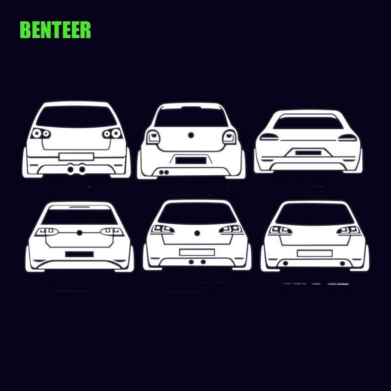 

car sticker for Volksagen vw golf golf7 GTI mk7 R32 SCIROCCO