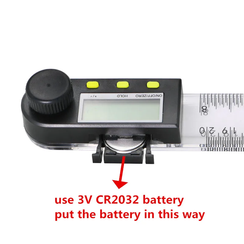 Digital Meter Angle Inclinometer 200 mm 8'' Angle Digital Ruler Electron Goniometer Protractor finder Measuring Tool