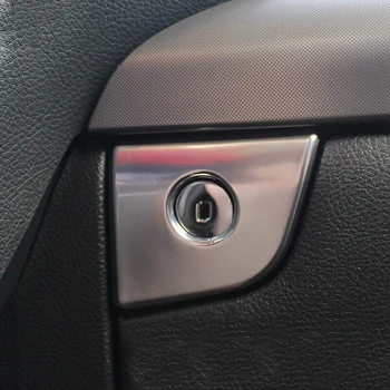 

For Ford Edge 2015 2016 2017 Car styling ABS Plastic Car copilot glove Key Box handle bowl Cover Trim