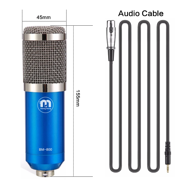 Bm 800 конденсаторный микрофон для компьютера караоке mic bm800 Поп фильтр подвес