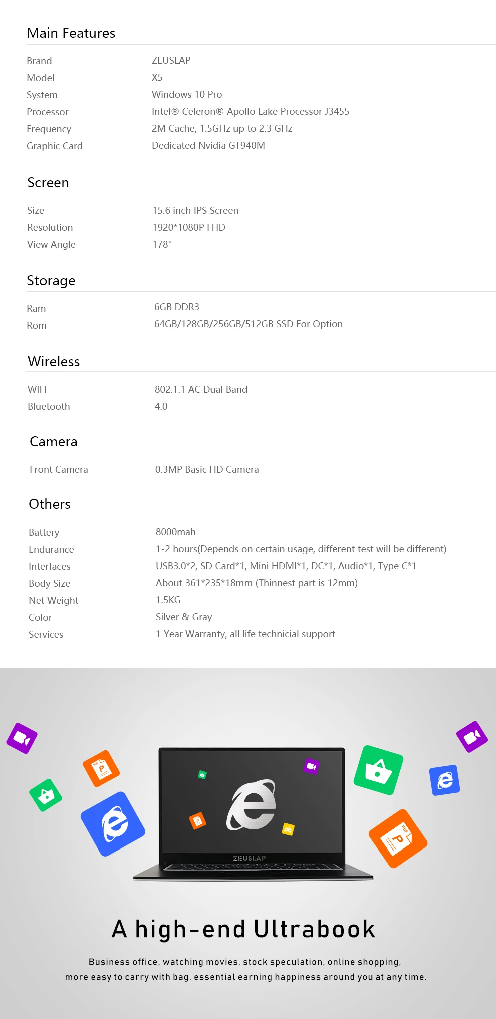 J3455-ZEUSLAP-6GB-NVIDIA