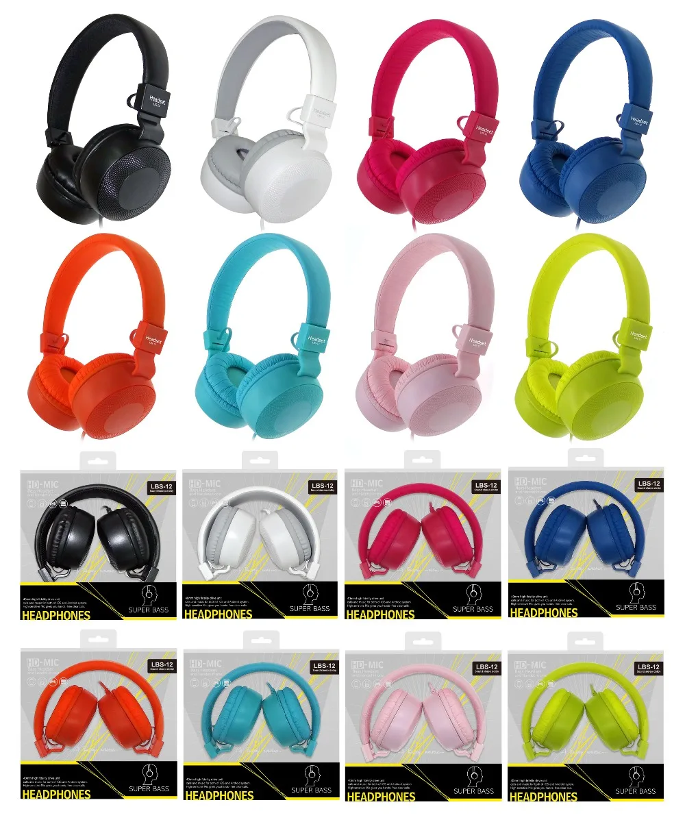 LBS-12 Wire Sport Headset Stereo 
