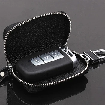 

Car Leather Wallets Men Keys Organizer Keychain Cover Case Bag Purse for BMW 330e M235i Compact 520d 518d 428i 530d 130i