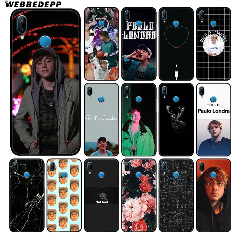 Мягкий чехол WEBBEDEPP Paulo Londra для Huawei P30 P20 Pro P10 P9 Lite 2017 P Smart 2019 &amp Nova 3 3i Y9 |