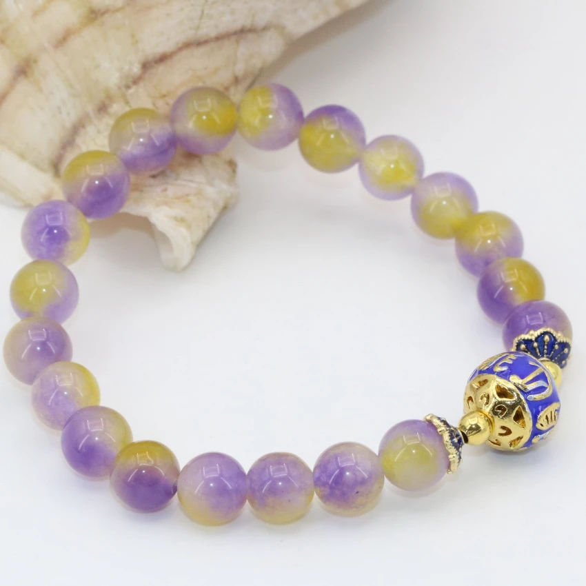 Браслеты женские из халцедона 8 мм 7 5 дюйма B2704|women bracelet|bracelet braceletbracelet women bracelets |