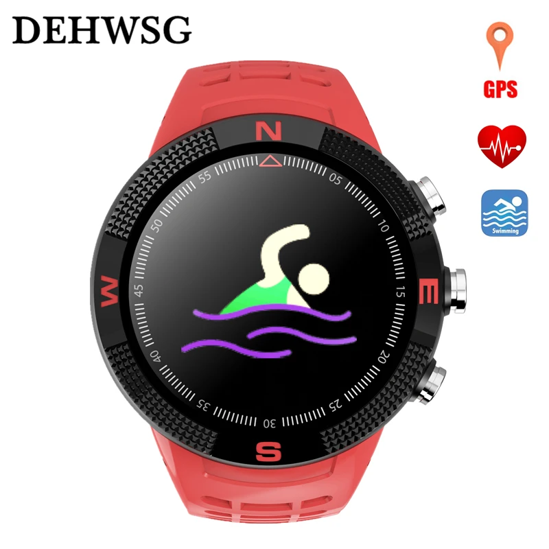 

GPS Smart Watch F8 IP68 Waterproof Swimming Watch Heart Rate Monitor Muilt-sport Model Wristband relogio invicta For IOS Android