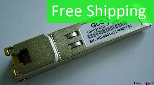 

Compatible SFP-GLC-T 1.25G GE SFP,RJ-45 connector 1000BASE-T,100M sfp Fiber Optic module,3 years warranty
