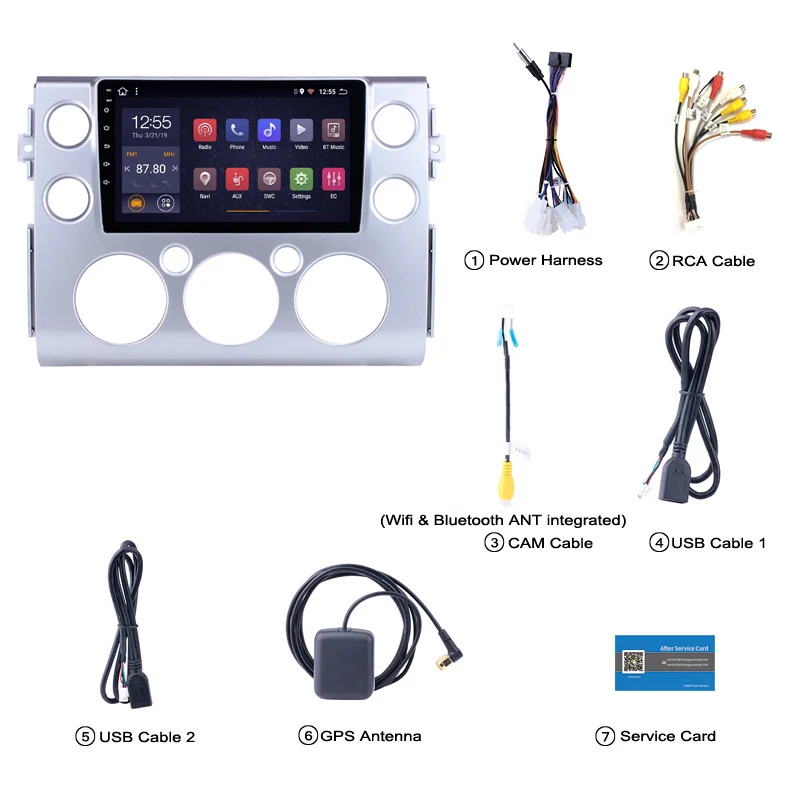 Flash Deal 2G RAM 32G ROM 9 inch Android 8.1 Radio GPS Navigation System for 2007-2018 Toyota FJ CRUISER 3
