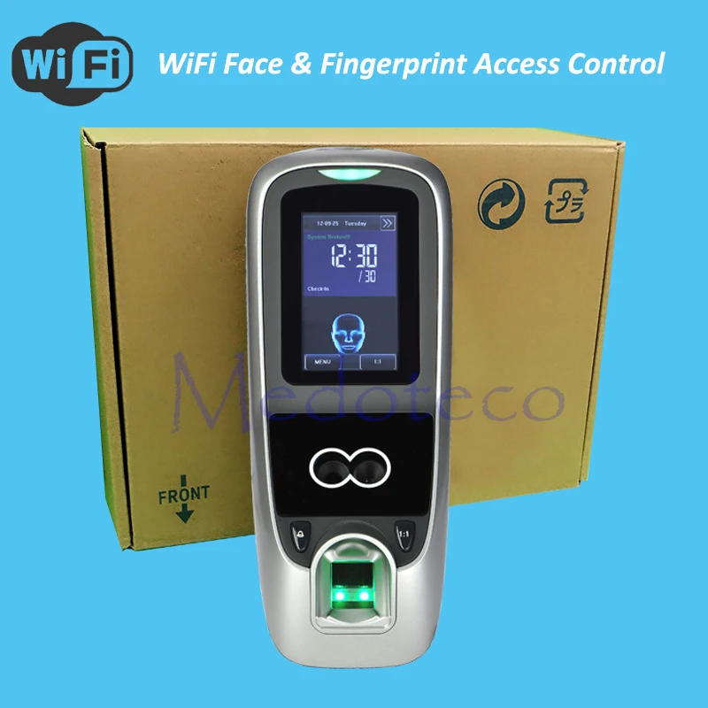 

WiFi Biometric Face & fingerprint Time Attendance and Access Control System Face Door Access Controller Iface 7 Multibio700