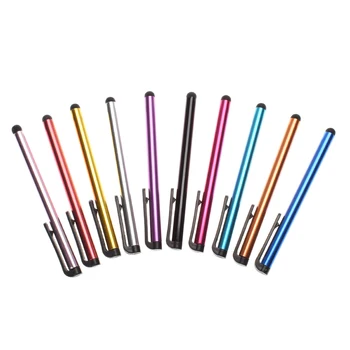 

10pcs/lot Metal Touch Screen Stylus Pen for iPhone 5 4s iPad 3/2 iPod Touch Suit for Universal Smart Phone Tablet PC