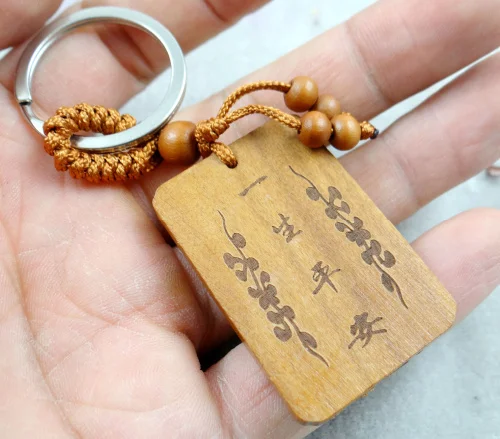 1 шт. брелок для ключей с гравировкой в трех направлениях|keyrings gifts|engraved keychainkeychain