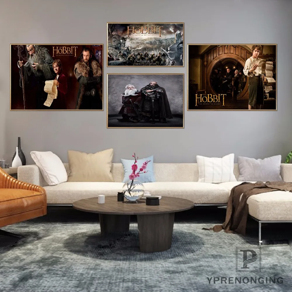 Пользовательские постер Hobbit искусство домашний декор холст печать из шелковой ткани с принтом плакат на стену без рамки 180314@ 44
