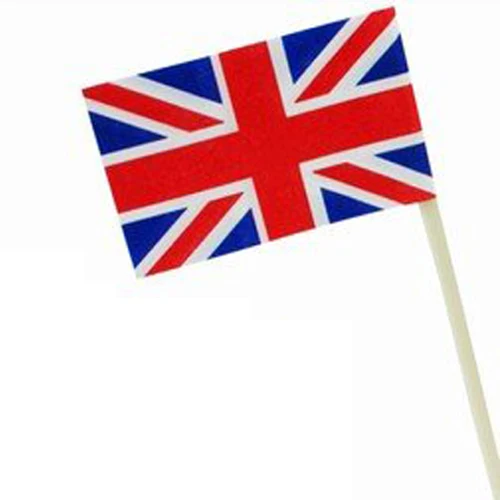 TFBC Union Jack Flag Cocktail Sticks 50 Pack Ideal For Parties BBq's
