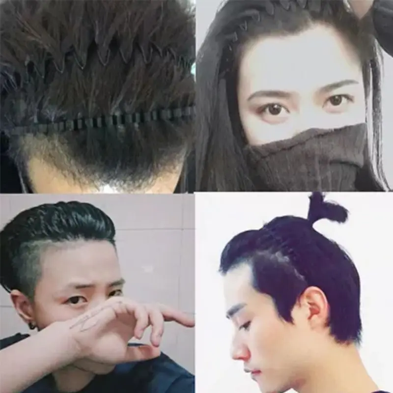 korean hair clips Unisex Metal Alloy Hairband Spring Wave Metallic Color Elastic Hair Hoop Iron Craft Twist Braided Wash Face Geometric Headband black hair clips