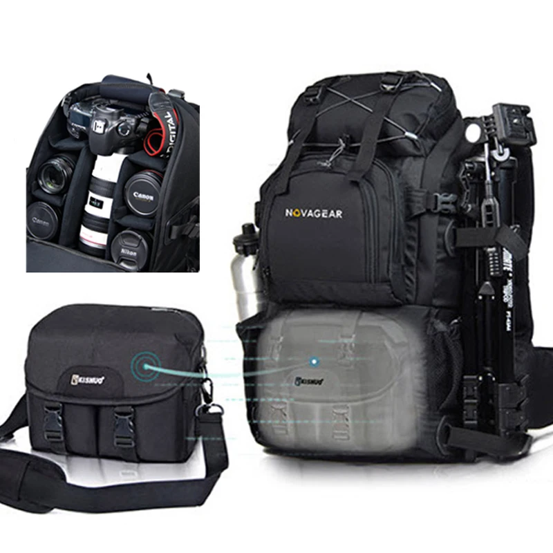 Roadfisher большой водонепроницаемый DSLR SLR камера рюкзак 17 ''сумка для ноутбука вкладыш чехол дождевик подходит для Canon Nikon sony Pentax
