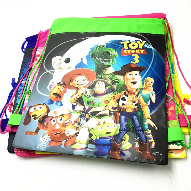 12pcs/lot Toys Story drawstring bags cartoon design