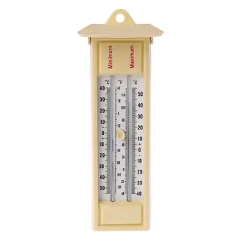 

Max Min Thermometer - Indoor Outdoor Garden Greenhouse Wall Temperature Monitor -40 to 50C / 120F