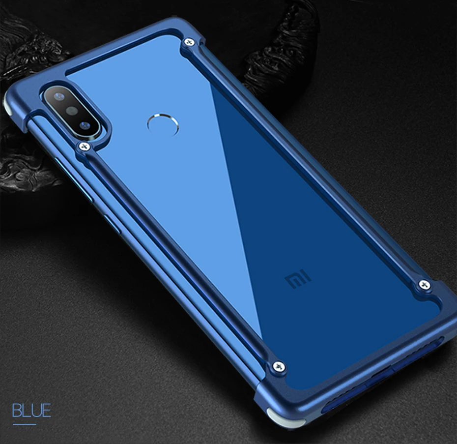 OATSBASF Роскошный чехол для Xiaomi Mi 8 чехол подушка безопасности металлическая защита персональный корпус для Xiaomi Mi 8 SE чехол тонкий металлический чехол