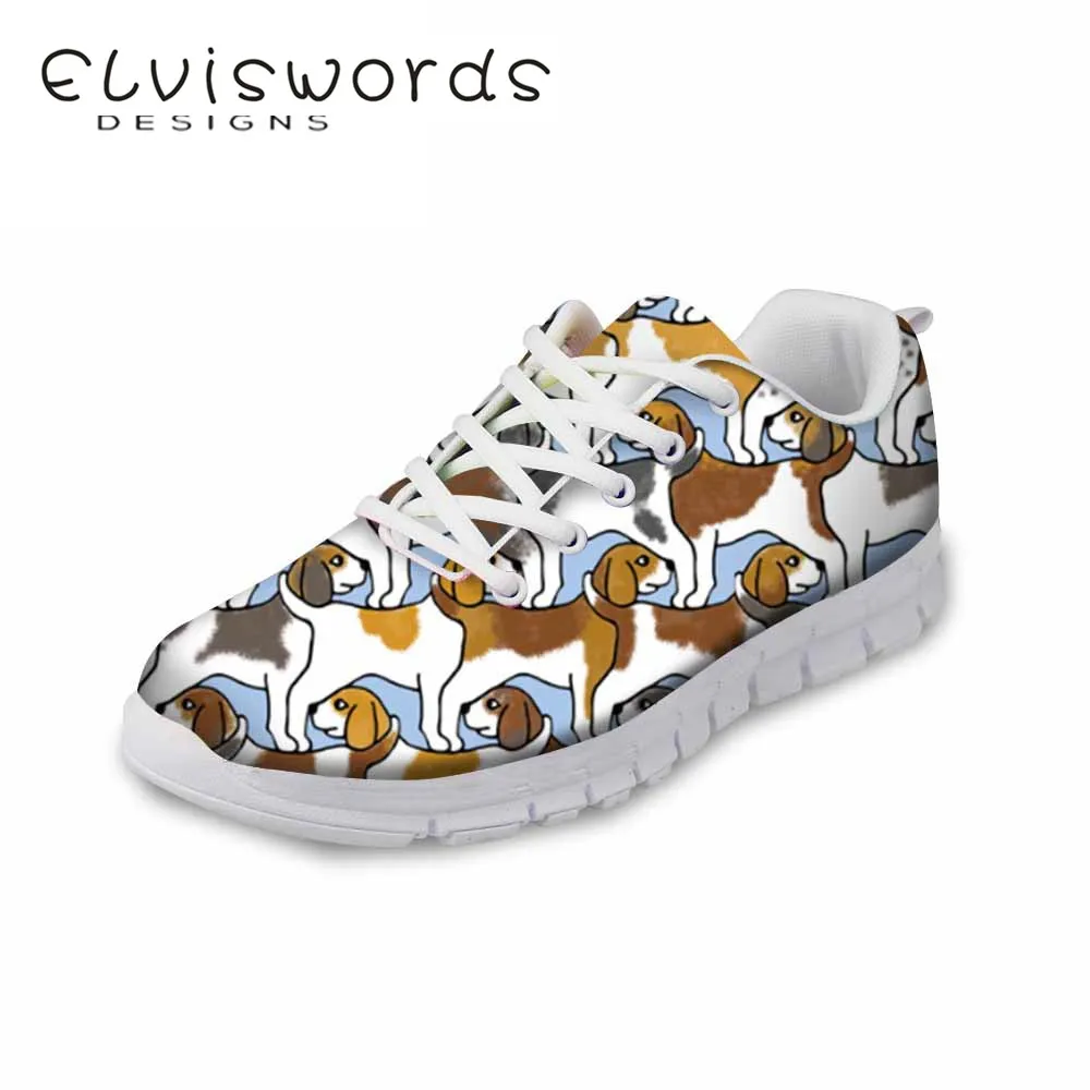 

Women's Shoes New Casual Shoes Graffit Printed Cute Small Fresh Sneakers Leisure Lightweight Lace-up Female Flat Soft Shoes