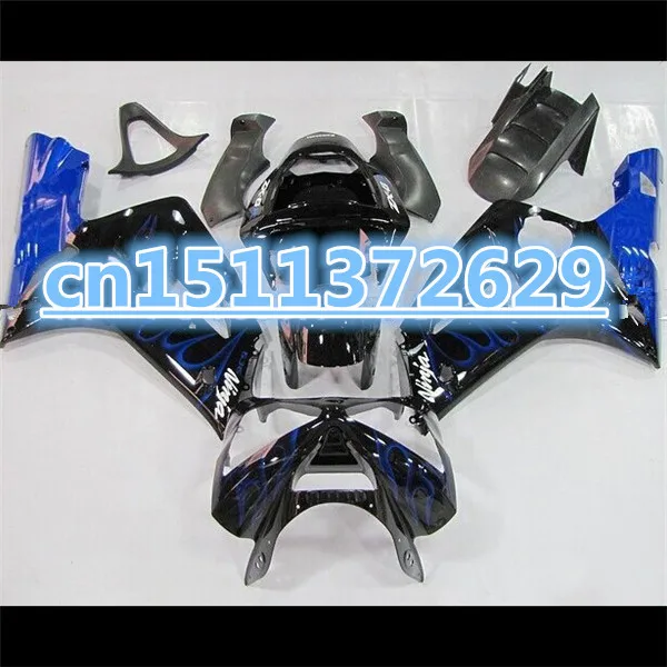 Горячая Распродажа для Kawasaki NINJA ZX6R 2003 2004 03 04 ABS комплекты обтекателей ZX 6R 04-Синий