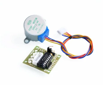 

5V 4-Phase 28YBJ-48 DC Gear Step 1PCS Stepper Motor + 1PCS ULN2003 Driver Board ULN2003 For Arduino PIC MCU DIY