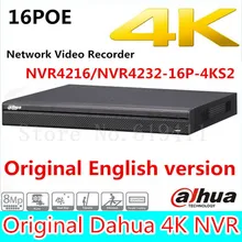Original Dahua English version NVR4216-16P-4KS2/NVR4232-16P-4KS2 16/32 Channel 1U 16PoE 4K H.265 Lite Network Video Recorder