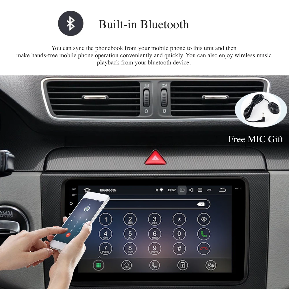 Cheap Android 8.0/7.1 Car GPS Navigation for VW Passat Tiguan Golf Polo Jetta Touran 8" IPS Screen Built-in WIFI BT RDS Radio 4*45W 2