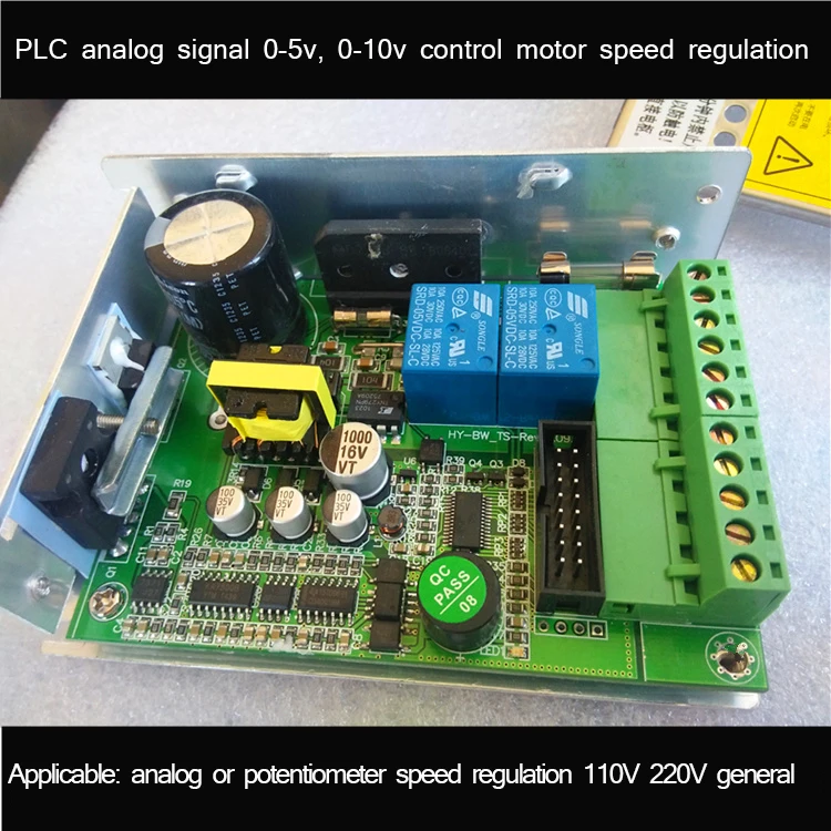 

PLC Analog Voltage PWM0-5V10V DC 110V220V Motor Forward and Reverse Speed Control Driver Board