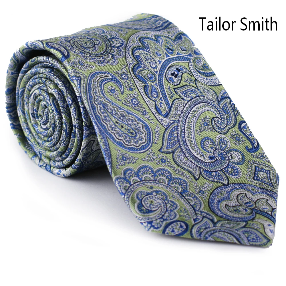 Tailor Smith Luxury Men's Neckwear Accessory 100 Silk Woven Jacquard